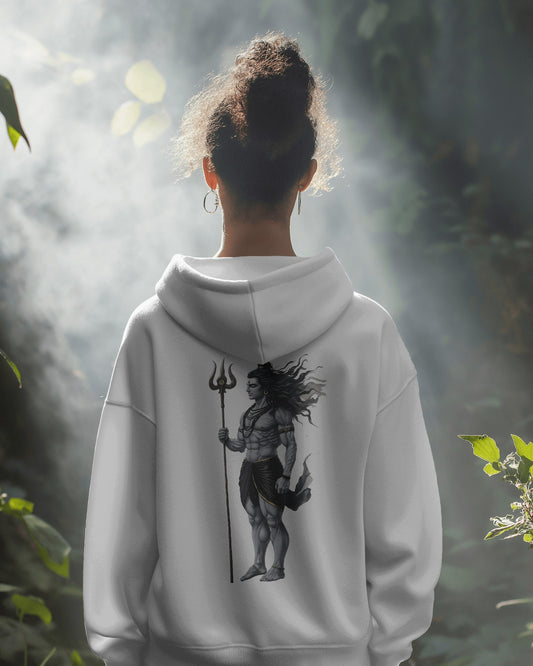 AVIKA- Unisex Lord Shiva Hoodie Over Sized
