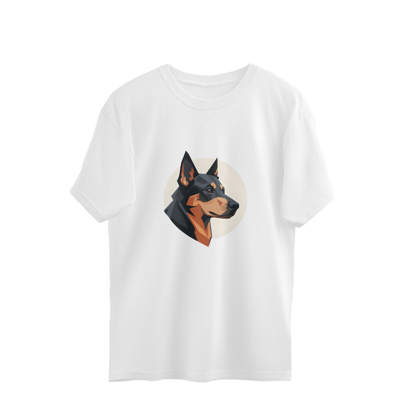 AVIKA- Men's Dog Printed Regular Fir T-shirt