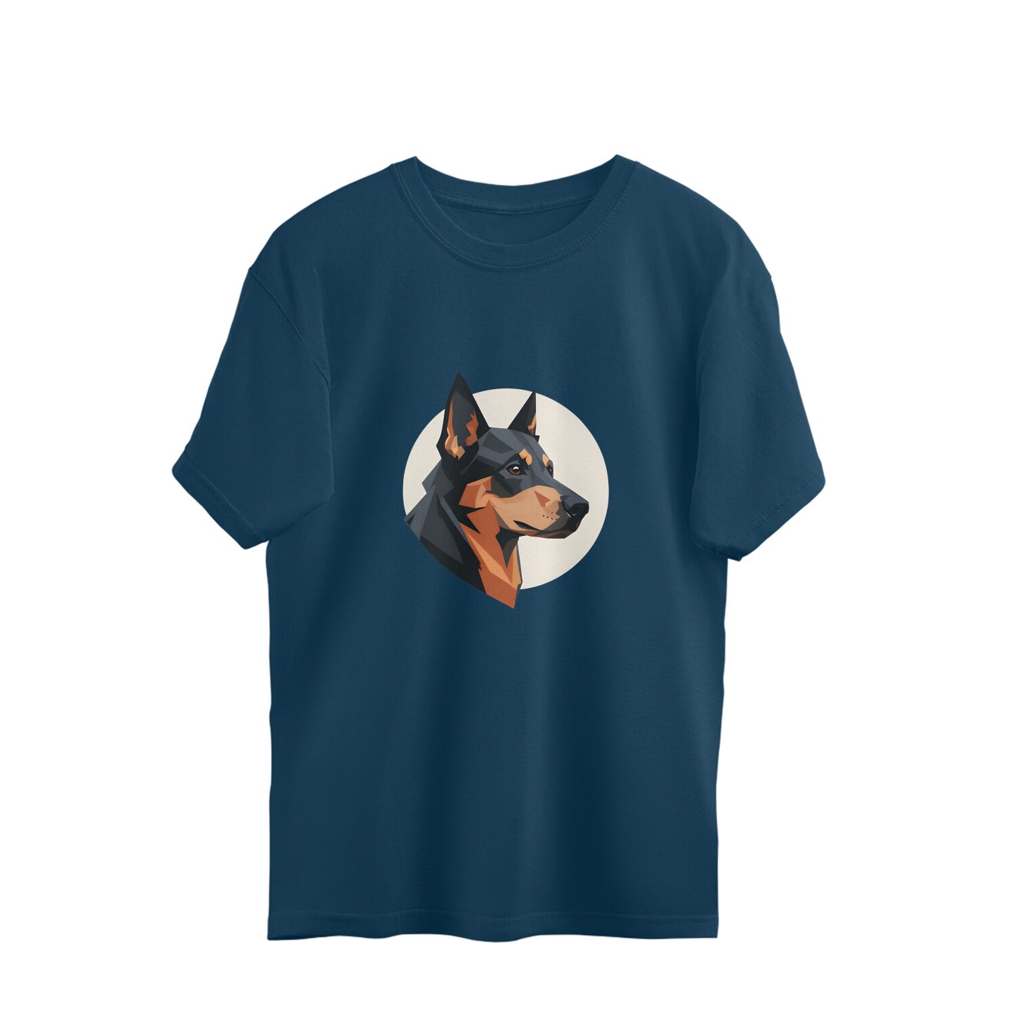 AVIKA- Men's Dog Printed Regular Fir T-shirt