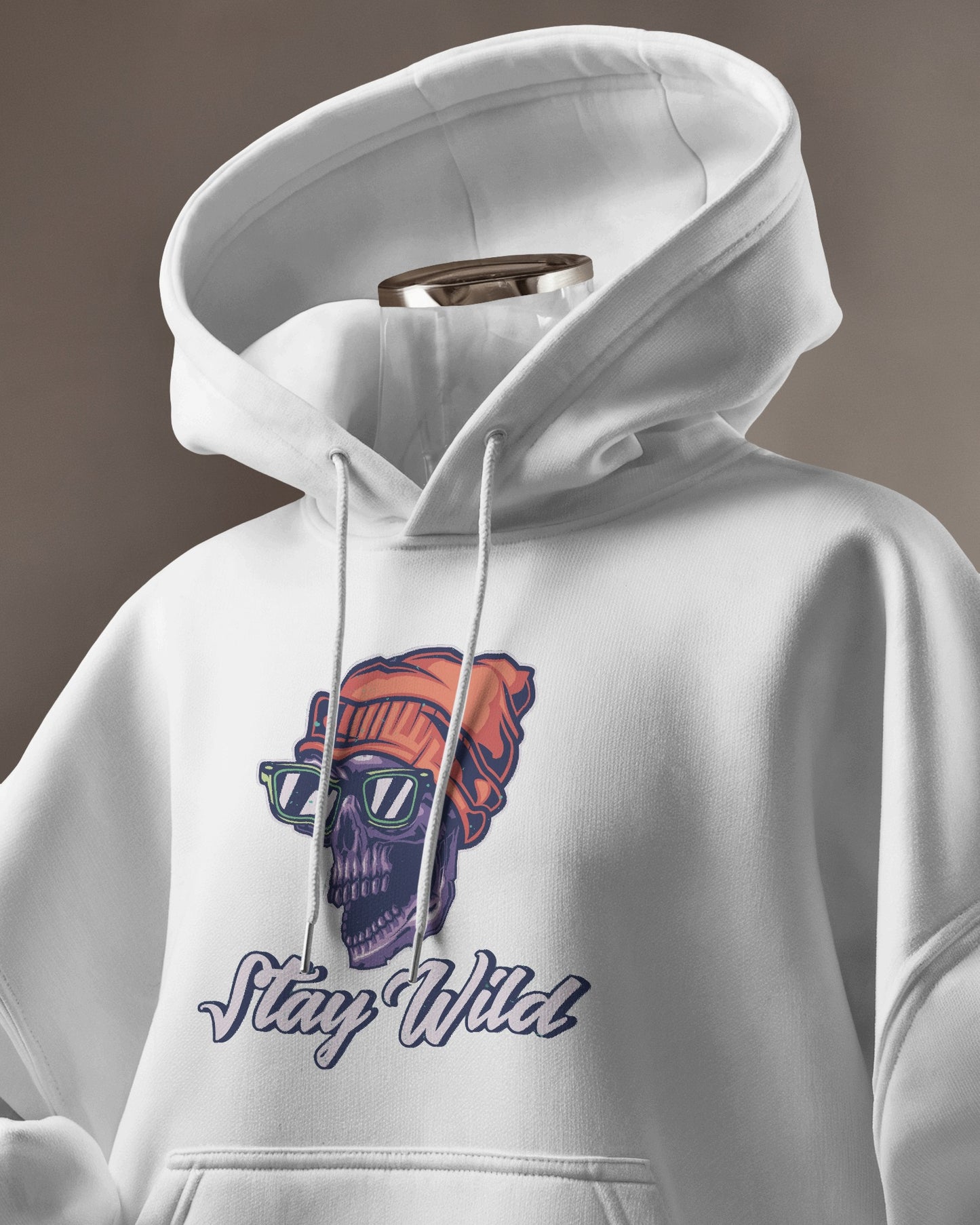 AVIKA- Men's Stay Wild Regular Fit Hoodie