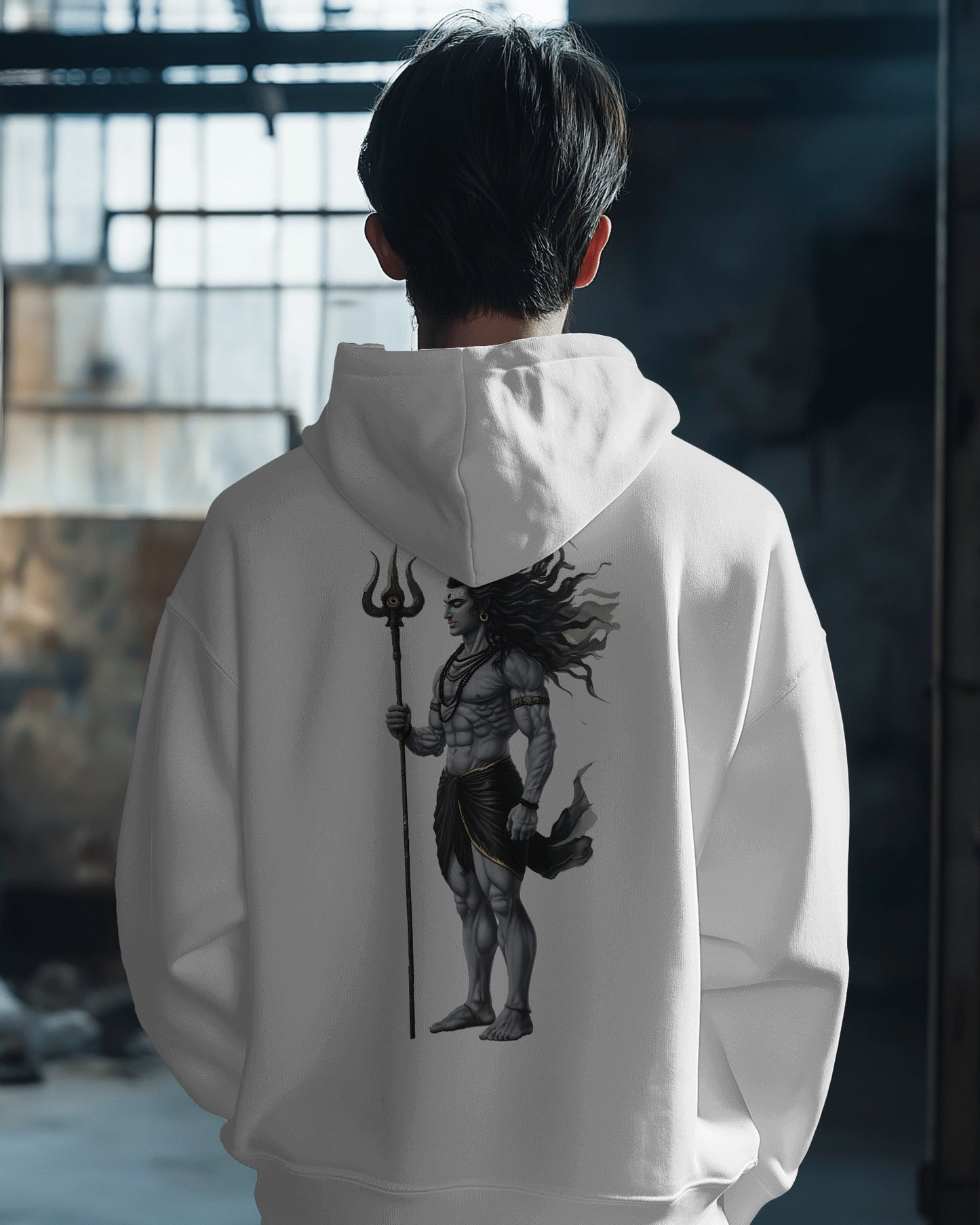 AVIKA- Unisex Lord Shiva Hoodie Over Sized