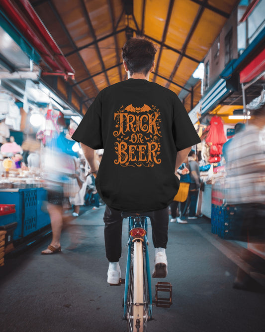 AVIKA-Unisex Halloween Oversized Fit T-shirt